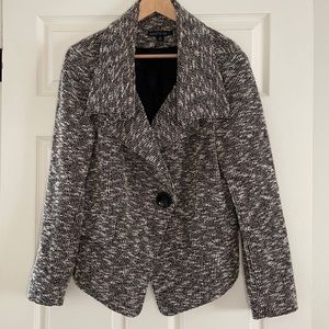 Lafayette 148 NY Black & White Tweed Jacket